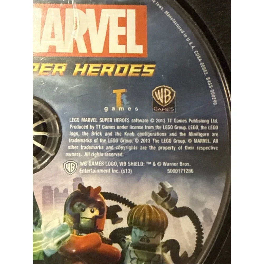 LEGO Marvel Super Heroes PS4 Video Game Action Adventure Superheroes